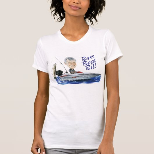 Bass Boat Bill Women's Tank (Voorkant)