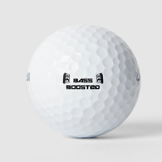 Bass Boosted Speakers Golfballen (Voorkant)