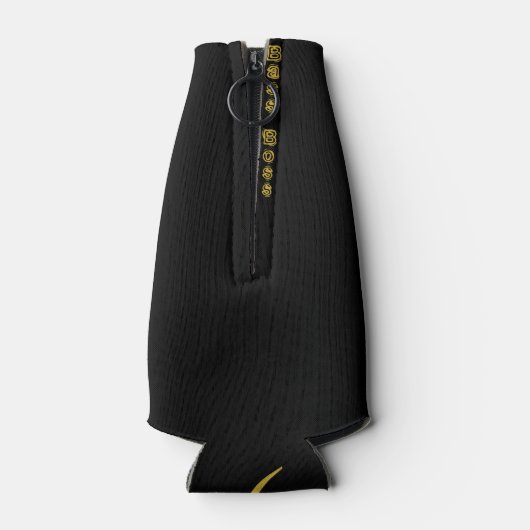 Bass Boss Bottle Cooler in Goud (Achterkant)