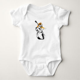 Bass Cat Baby Groei Romper