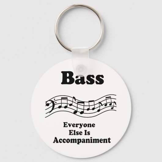 Bass Choir Gift Sleutelhanger (Voorkant)