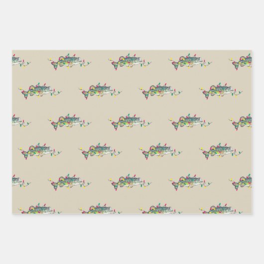 Bass Christmas Wrapping Paper (Voorkant)
