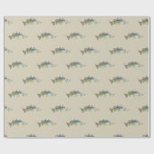 Bass Christmas Wrapping Paper Cadeaupapier (Vlak)