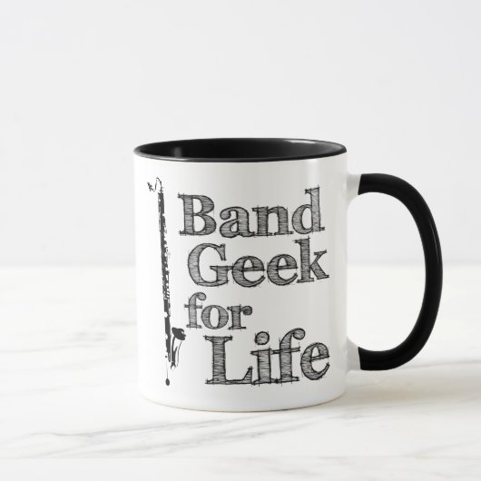 Bass Clarinet Band Geek Mok (Rechts)