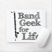 Bass Clarinet Band Geek Muismat (Met muis)