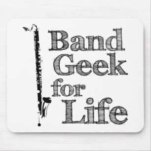Bass Clarinet Band Geek Muismat
