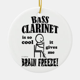 Bass Clarinet, Brain Freeze Keramisch Ornament