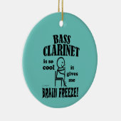 Bass Clarinet, Brain Freeze keramische siervoorwer Keramisch Ornament (Rechts)