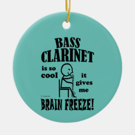Bass Clarinet, Brain Freeze keramische siervoorwer Keramisch Ornament