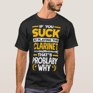 Bass Clarinet Clarinetist Clarinet Player T-shirt
