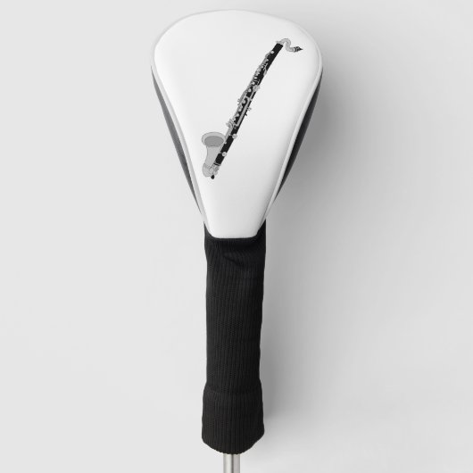 Bass Clarinet Golfheadcover (Voorkant)