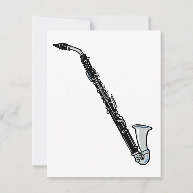 Bass Clarinet Graphic, alleen het Clarinet (Voorkant)