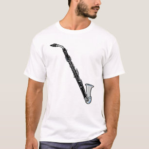 Bass Clarinet Graphic, alleen het Clarinet T-shirt
