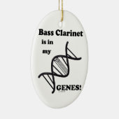 Bass Clarinet in mijn genen Keramisch Ornament (Rechts)