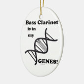 Bass Clarinet in mijn genen Keramisch Ornament (Links)