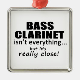 Bass Clarinet is niet alles Metalen Ornament