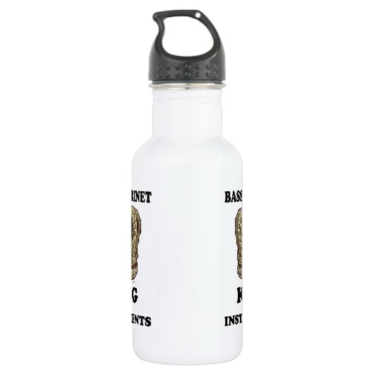 Bass Clarinet King of Instruments Waterfles (Achterkant)