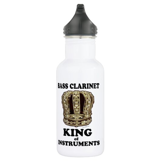 Bass Clarinet King of Instruments Waterfles (Rechts)