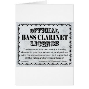 Bass Clarinet-licentie