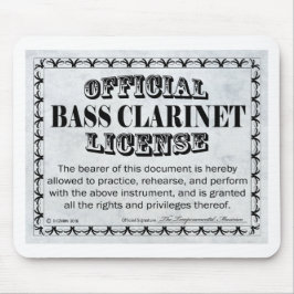 Bass Clarinet-licentie Muismat