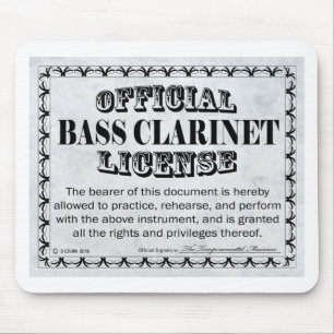 Bass Clarinet-licentie Muismat