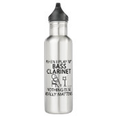 Bass Clarinet niets anders telt Waterfles (Rechts)