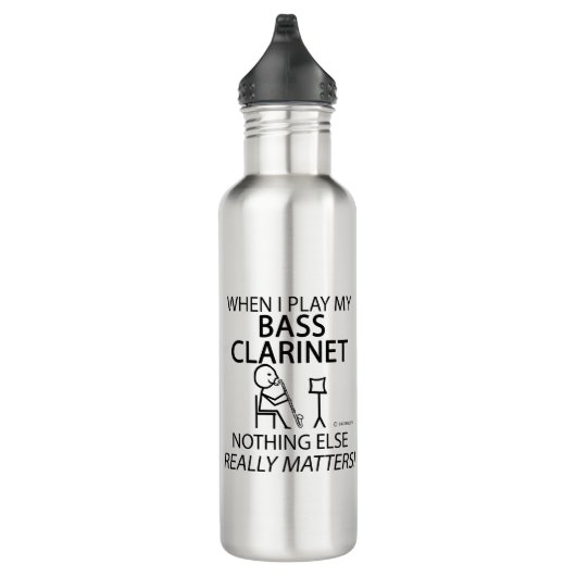 Bass Clarinet niets anders telt Waterfles (Rechts)