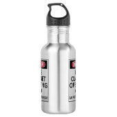 Bass Clarinet Operating Area Waterfles (Achterkant)