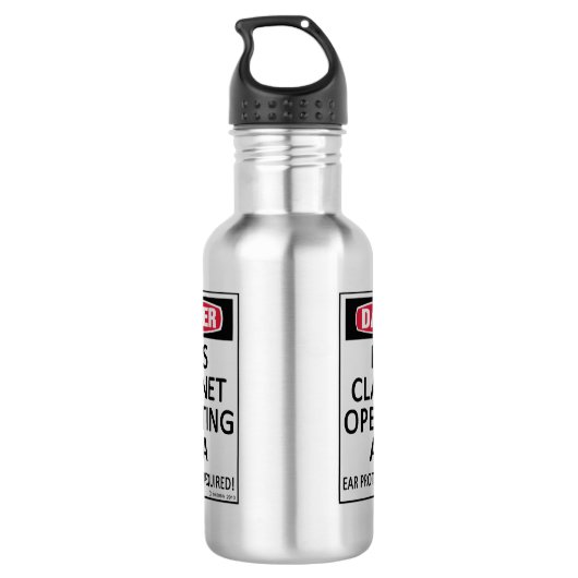 Bass Clarinet Operating Area Waterfles (Achterkant)