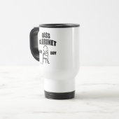 Bass Clarinet Play Boy Travel Mug Reisbeker (Voorkant links)