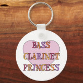 Bass Clarinet Princess Sleutelhanger (Voorkant)