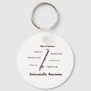 Bass Clarinet Sleutelhanger