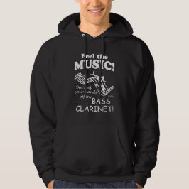 Bass Clarinet voelt de muziekhoodie Hoodie