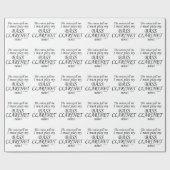 Bass Clarinet Voices zegt dat hij moet spelen Cadeaupapier (Vlak)