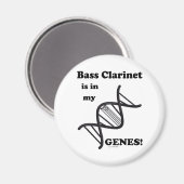 Bass Clarinet zit in mijn genen Magneet (Voorkant / Achterkant)