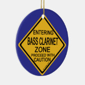 Bass Clarinet Zone invoeren Keramisch Ornament (Rechts)