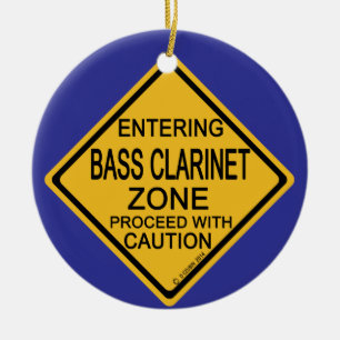 Bass Clarinet Zone invoeren Keramisch Ornament