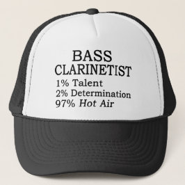 Bass Clarinetist Hot Air Trucker Pet
