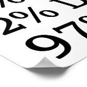 Bass Clarinetistt Hot Air Poster (Hoek)