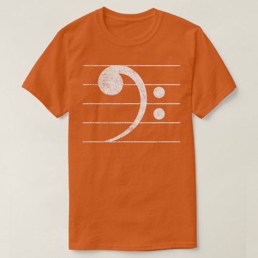  Bass Clef But Bass Player T-shirt (Design voorkant)