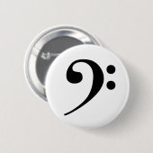 Bass Clef Button (Voorkant /achterkant)