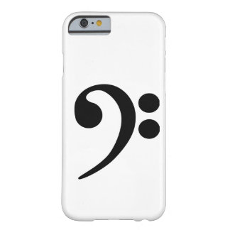 Bass Clef Barely There iPhone 6 Hoesje