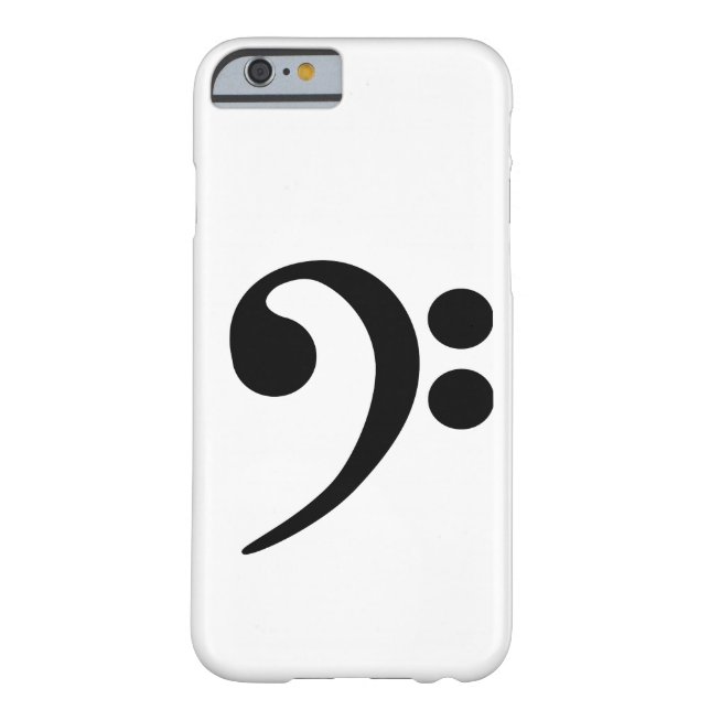 Bass Clef Case-Mate iPhone Case (Achterkant)