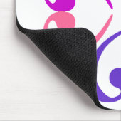 Bass Clef Flower Muismat (Hoek)