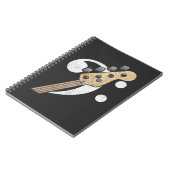 Bass Clef Guitar Bass Player Musicus Notitieboek (Linkerzijde)