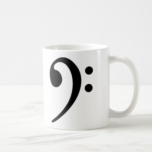 Bass Clef Koffiemok (Rechts)