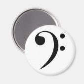 Bass Clef Magneet (Voorkant / Achterkant)