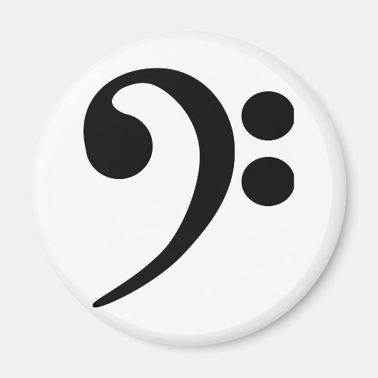 Bass Clef Magneet (Voorkant)