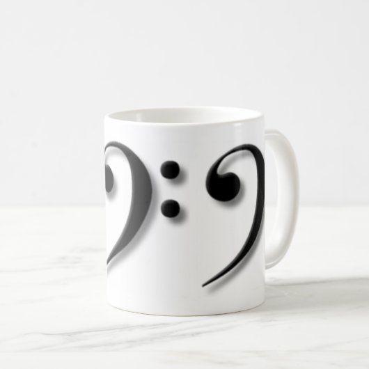 Bass Clef-Mok Koffiemok (Voorkant rechts)