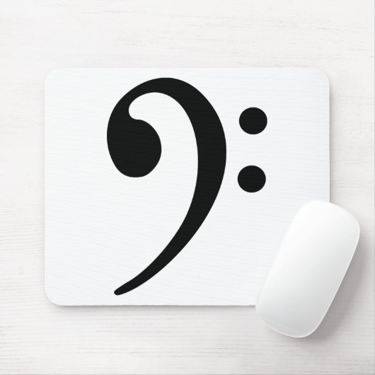 Bass Clef Muismat (Met muis)